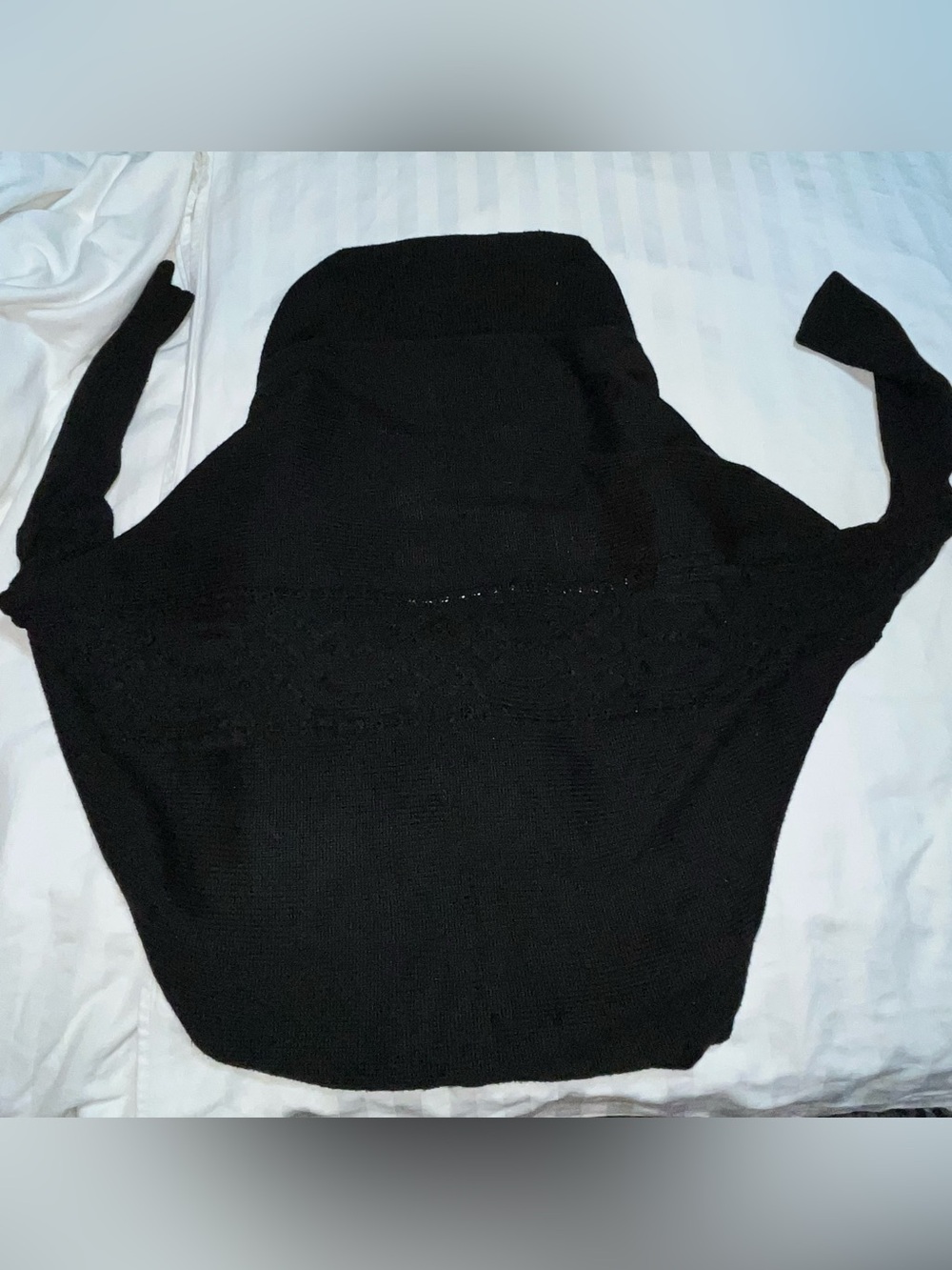 ANGL Black Knit Hooded Sweater Shrug
14-08
